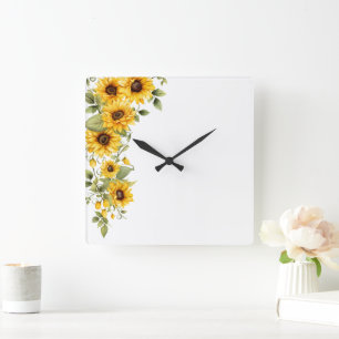 Floral Wall Clock