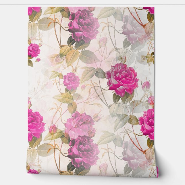 Floral Wallpaper (Unrolling)