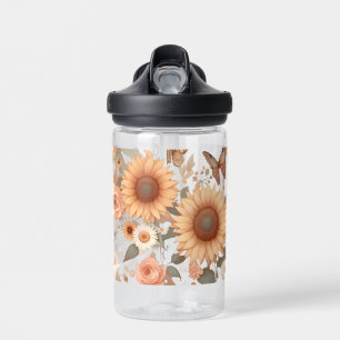 Floral Water Bottle
