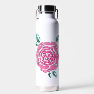 Floral Water Bottle
