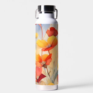 Floral  water bottle