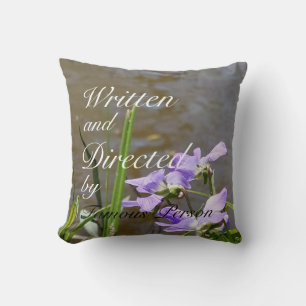 Floral water sofa couch throw pillow