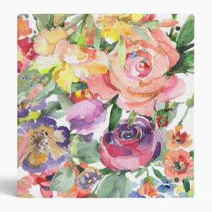 FLORAL WATERCOLOR BINDER