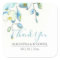 Floral Watercolor Blue Orchid Favour Stickers