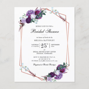 Floral Watercolor Botanical Bridal Shower