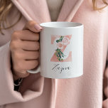 Floral Watercolor Initial Mug - Z<br><div class="desc">Give this gorgeous mug as a gift to your bridal party, mother or friend!!</div>