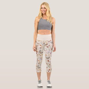 Floral Watercolor Leggings