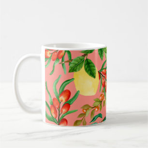 Floral Watercolor Mix: Colourful Seamless Illustra Coffee Mug