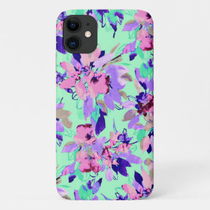 Floral watercolor pattern iPhone 11 case