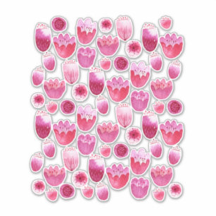 Floral Watercolor Pink