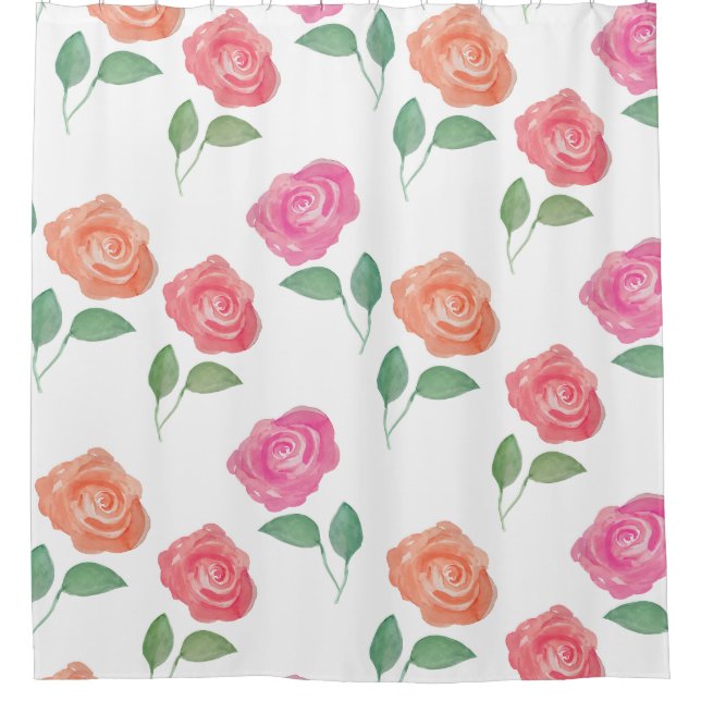 Floral Watercolor Rose (Front)