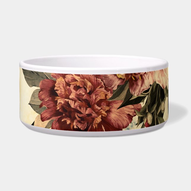 Floral Watercolor Roses, Peonies Pattern. (Front)