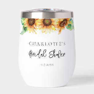 Floral Watercolor Sunflower Bridal Shower