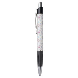 Floral Watercolor Unicorn Pattern Pen