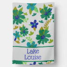 Floral Weatherproof Personalized House Flag