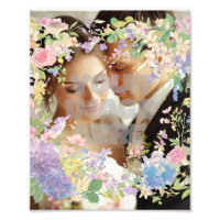 Floral Wedding Border Customizable Image