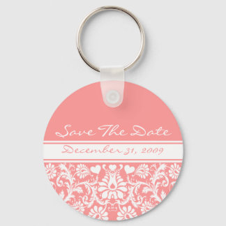 Floral Wedding Change to Any Colour Keychain