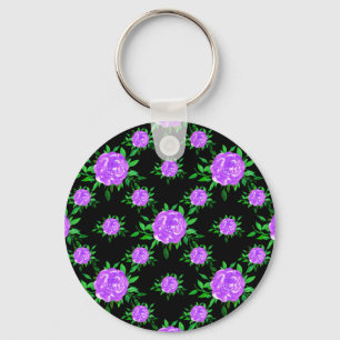 Floral Wedding Dresses Keychain