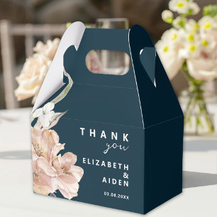 Floral Wedding Favor Box