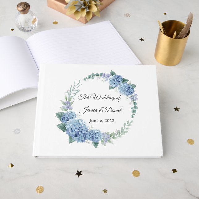 Floral Wedding     Guest Book (Front Open)