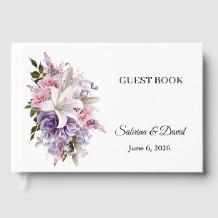 Floral Wedding Guest Book
