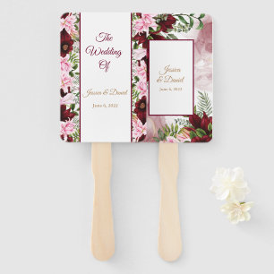 Floral Wedding    Hand Fan