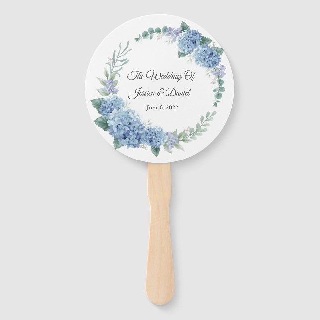 Floral Wedding     Hand Fan (Front)