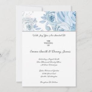 Floral Wedding Invitation