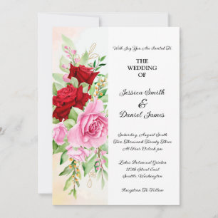 Floral Wedding Invitation