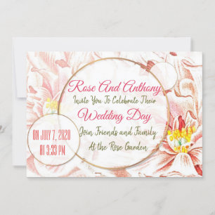Floral Wedding Invitation
