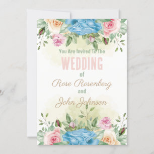 Floral Wedding Invitation