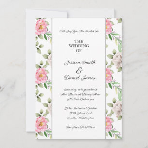 Floral Wedding Invitation
