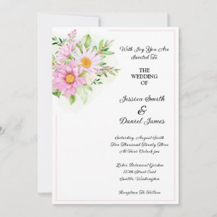 Floral Wedding Invitation