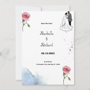  Floral Wedding Invitation