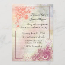 Floral Wedding Invitation