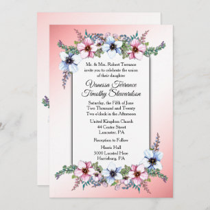 Floral Wedding Invitation