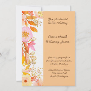 Floral Wedding Invitation