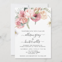 Floral Wedding Invitation | Annabeth