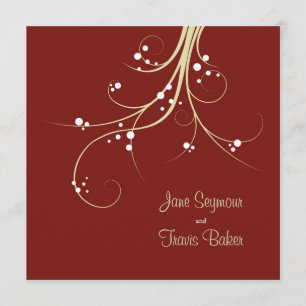 Floral Wedding Invitation - Elegant & Simple