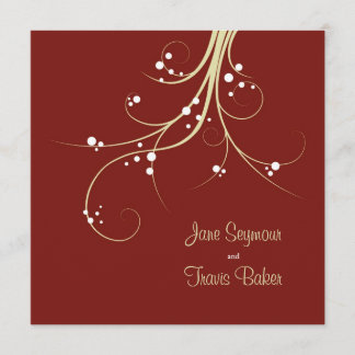 Floral Wedding Invitation - Elegant & Simple