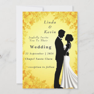 ✨ Floral Wedding Invite For Romantic Ceremony ✨