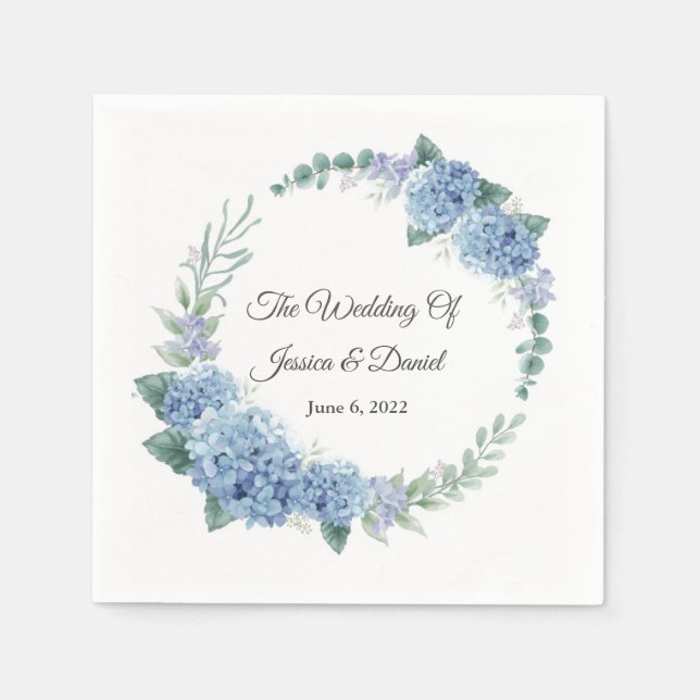 Floral Wedding      Napkin (Front)