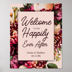 Floral Wedding  Poster