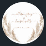 Floral Wedding Seal<br><div class="desc">This timeless,  romantic design features a whimsical watercolor floral bouquet with soft colours and botanical accents.</div>