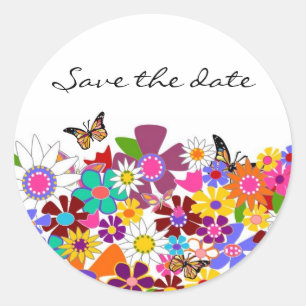 Floral Wedding Stickers