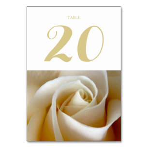 Floral Wedding Table Cards