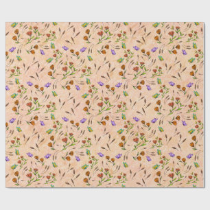 Floral Whimsical Gift Wrapping Paper