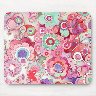 Floral Whimsy Mousepad