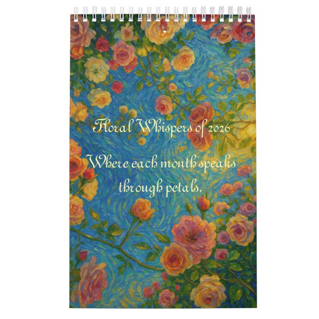 Floral Whispers of 2026 Calendar (Cover)