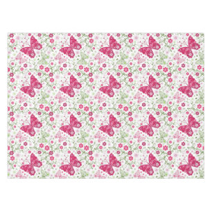 Floral White Pattern Tablecloth